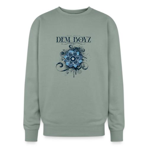 Flower Splash Blues - Oversized Crewneck Sweatshirt