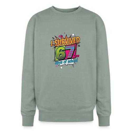 I Survived 67 Days of School T-Shirt – Funny Teach - Oversized Crewneck Sweatshirt