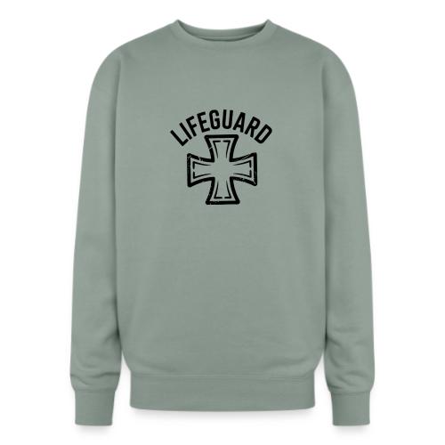 Lifeguard Cross Emblem - Oversized Crewneck Sweatshirt