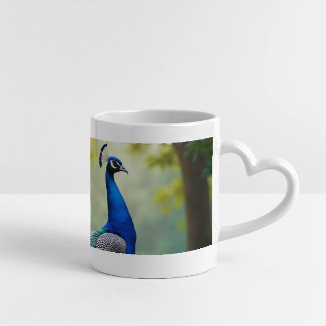Majestic Peacock in Enchanted Forest
