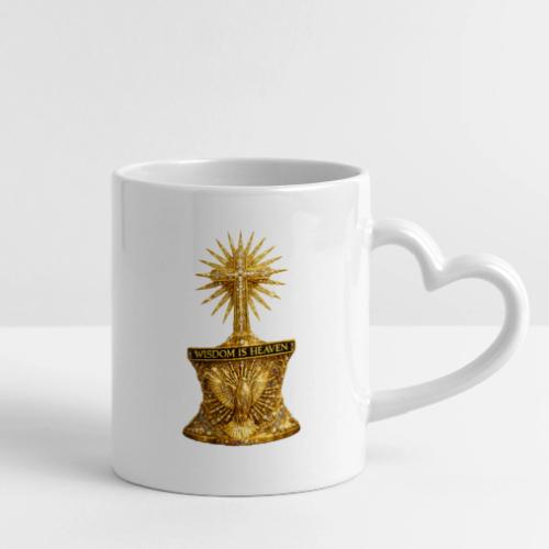 Wisdom is Heaven - Mug with Heart Handle