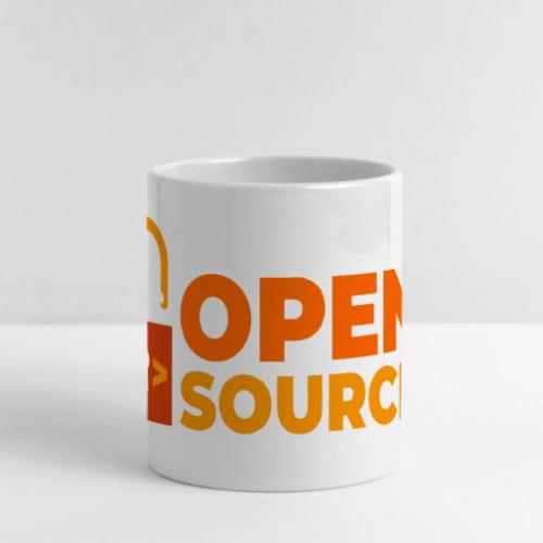 Open Source: Code is Freedom - Mug with Heart Handle