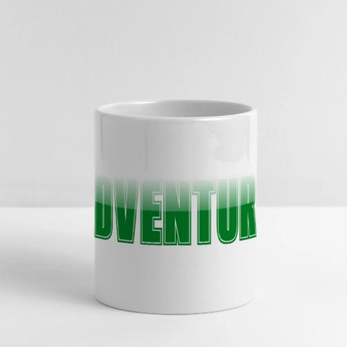 Adventure Typography Design for Apparel - Mug with Heart Handle