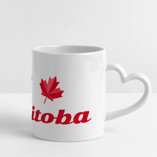 Manitoba, province of Canada - Mug with Heart Handle