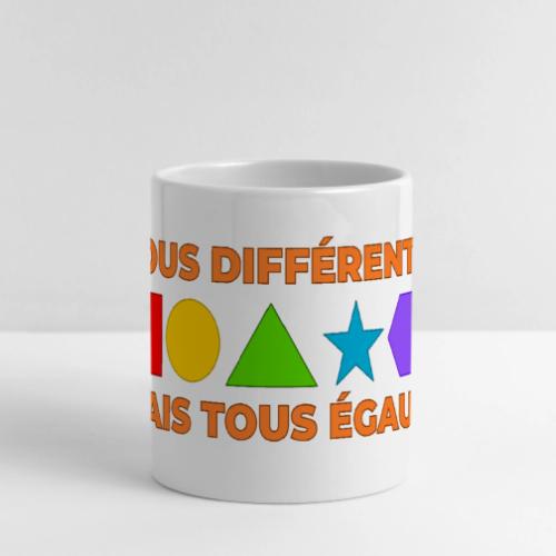 United in Our Differences - Mug with Heart Handle