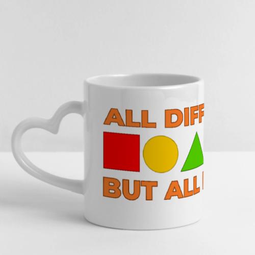 United in Diversity - Mug with Heart Handle