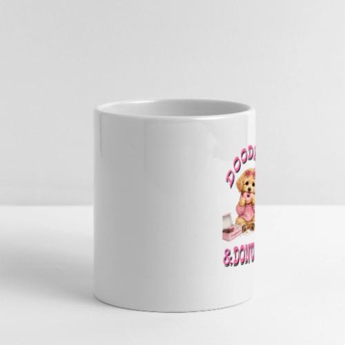 Doodles & Doughnut Cozy Dog Mom Design - Mug with Heart Handle