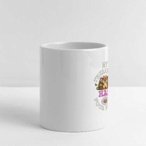 My Therapist Has Four Paws - Mug with Heart Handle