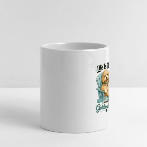 Life Is Better With My Goldendoodle - Mug with Heart Handle
