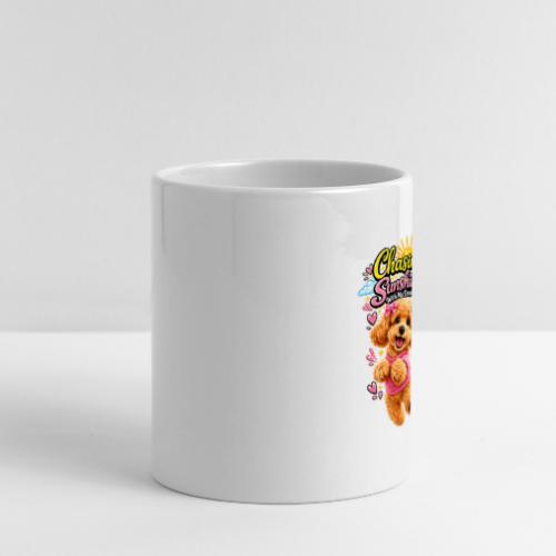 Chasing Sunshine With My Doodle - Mug with Heart Handle