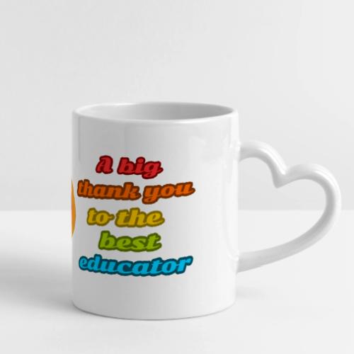 Teaching Legend - Mug with Heart Handle
