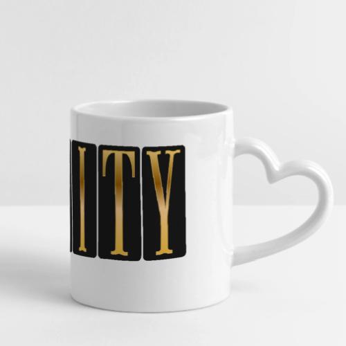 Golden Equity - Mug with Heart Handle