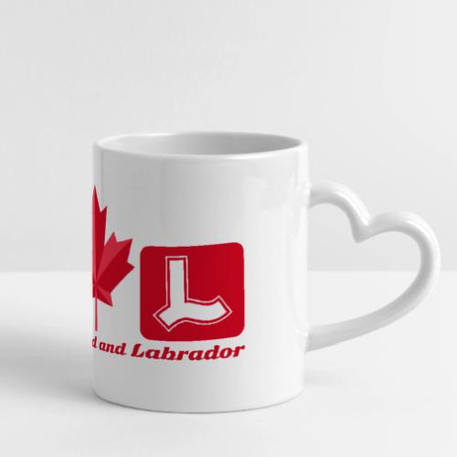 Newfoundland and Labrador, province of Canada - Mug with Heart Handle