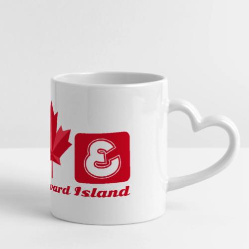 Prince Edward Island, province of Canada - Mug with Heart Handle
