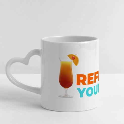 Daily Refresh - Mug with Heart Handle