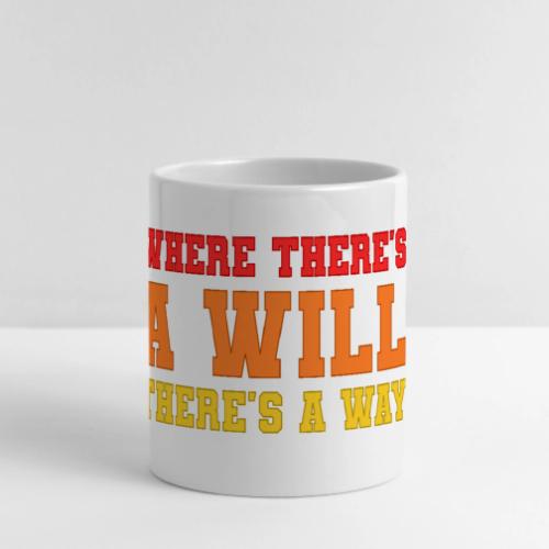 Willpower Wins - Mug with Heart Handle