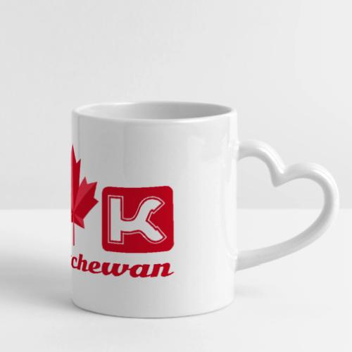 Saskatchewan, province of Canada - Mug with Heart Handle