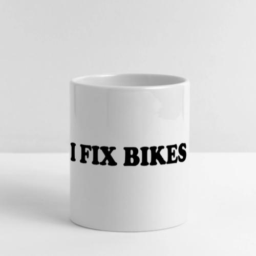 i fix bikes - Mug with Heart Handle