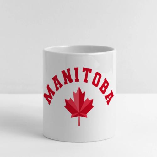 Manitoba with maple leaf - Mug with Heart Handle