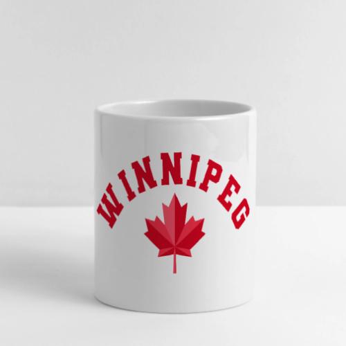 Winnipeg with maple leaf - Mug with Heart Handle