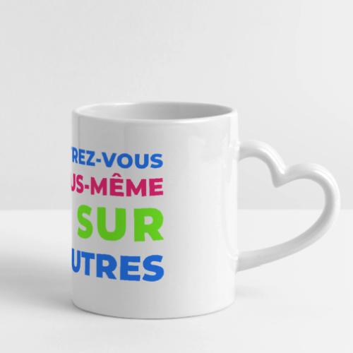 Refocus - Mug with Heart Handle