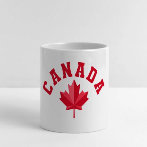 Canada with maple leaf - Mug with Heart Handle