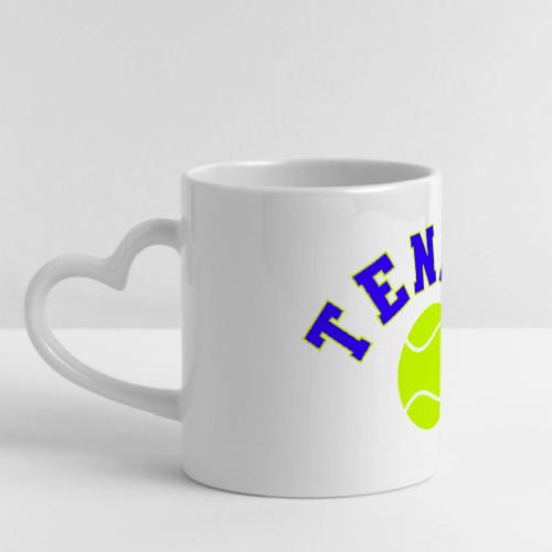 Tennis: Serve in Style - Mug with Heart Handle