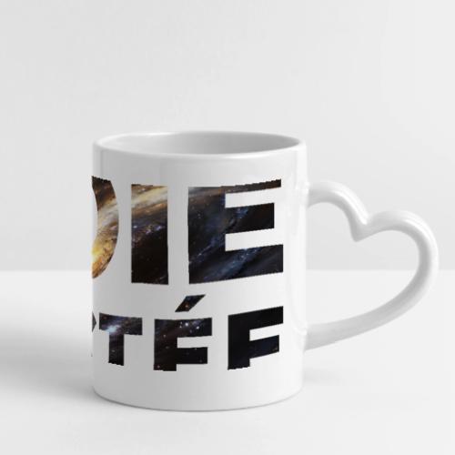 The Milky Way, our galaxy - Mug with Heart Handle