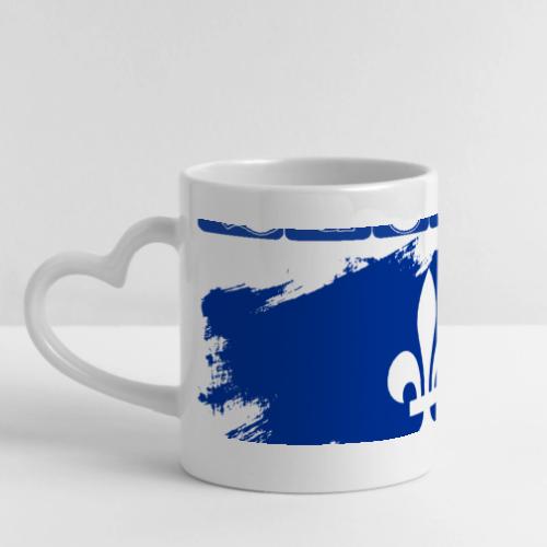 Québec la Belle province - Mug with Heart Handle