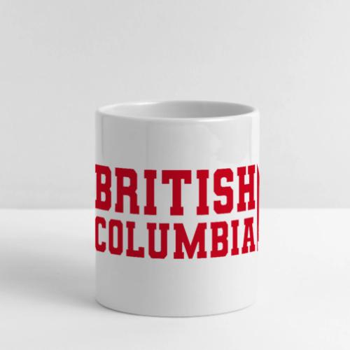 British Columbia with maple leaf - Mug with Heart Handle