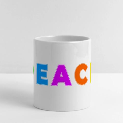 Peace in Every Color - Mug with Heart Handle