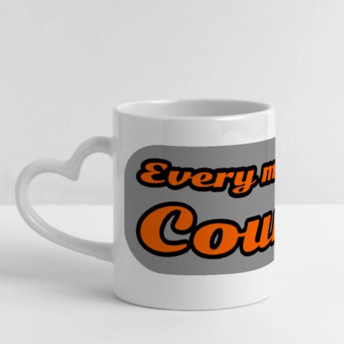 Every moment counts - Mug with Heart Handle