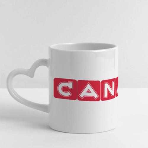Canada - Mug with Heart Handle