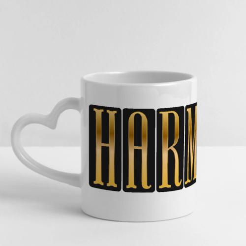 Golden Harmony - Mug with Heart Handle