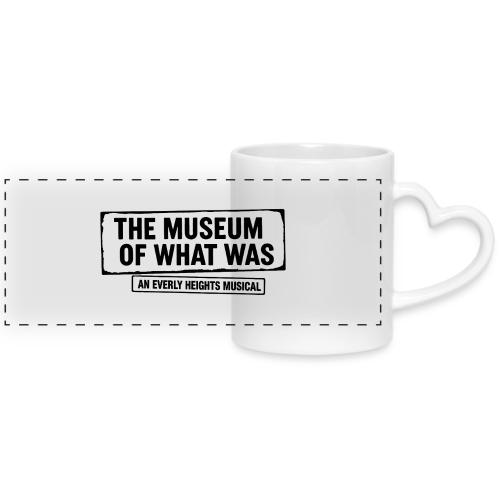 Museum of What Was Logo (Black) - Mug with Heart Handle