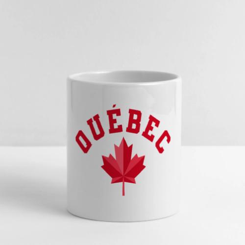 Quebec with maple leaf - Mug with Heart Handle