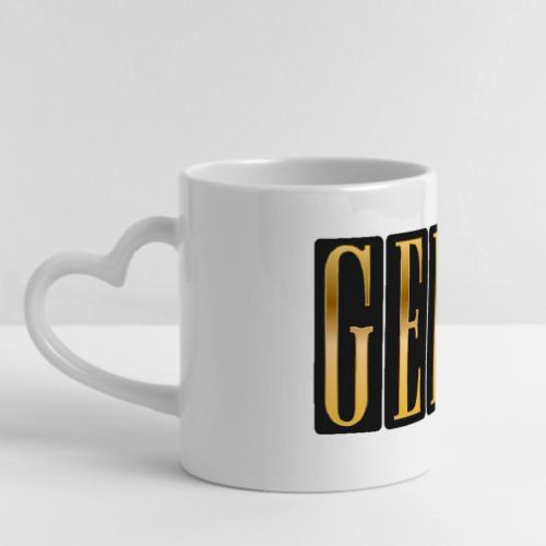 Proudly Geek - Mug with Heart Handle