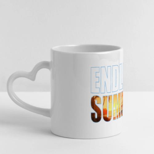 Golden Summer Vibes - Mug with Heart Handle