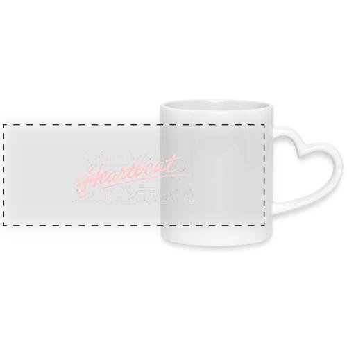 The Heartbeat of America - Mug with Heart Handle