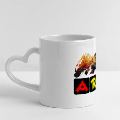 Pulse of Art - Mug with Heart Handle