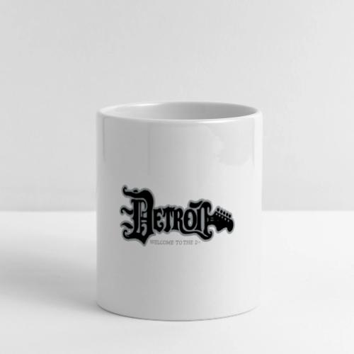 DETROIT GUITAR WTTD BLK SLR REG FONT - Mug with Heart Handle