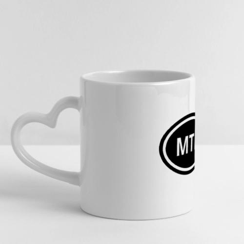 MTB Oval Logo - Mug with Heart Handle