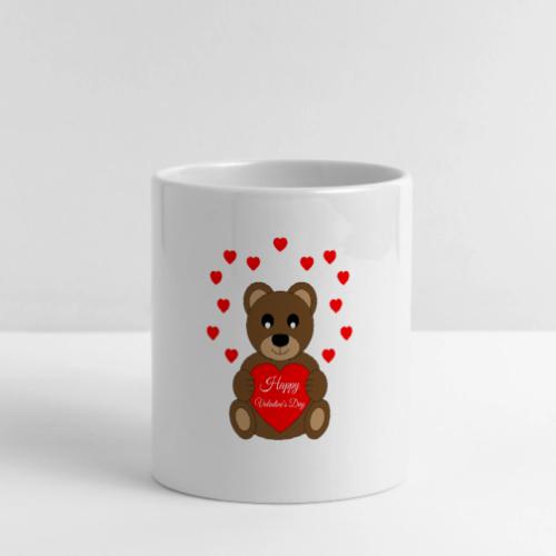 Sweet Bear Heart Mug - Cuddly Animal Coffee Cup - Mug with Heart Handle