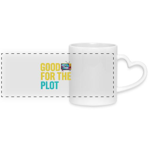 Good for the Plot | MediaMelanieTV - Mug with Heart Handle