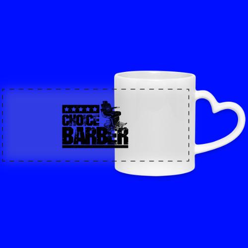 Choice Barber 5-Star Barber - Black - Mug with Heart Handle