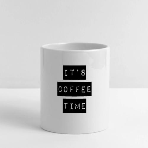 It's Coffee Time - Mug with Heart Handle