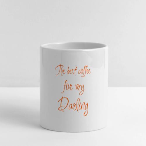 Best Coffee For My Darling - Lovely Partner Mug - Mug with Heart Handle
