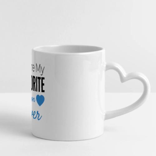 Favorite Person Mug - Mug with Heart Handle
