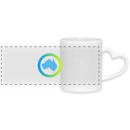 Gradient Symbol Only - Mug with Heart Handle