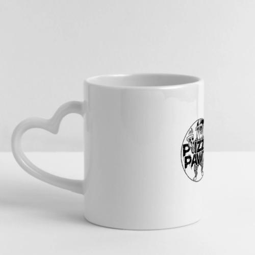 Pizza Pawty Bulldog T-Shirt | Funny Dog Pizza Tee - Mug with Heart Handle